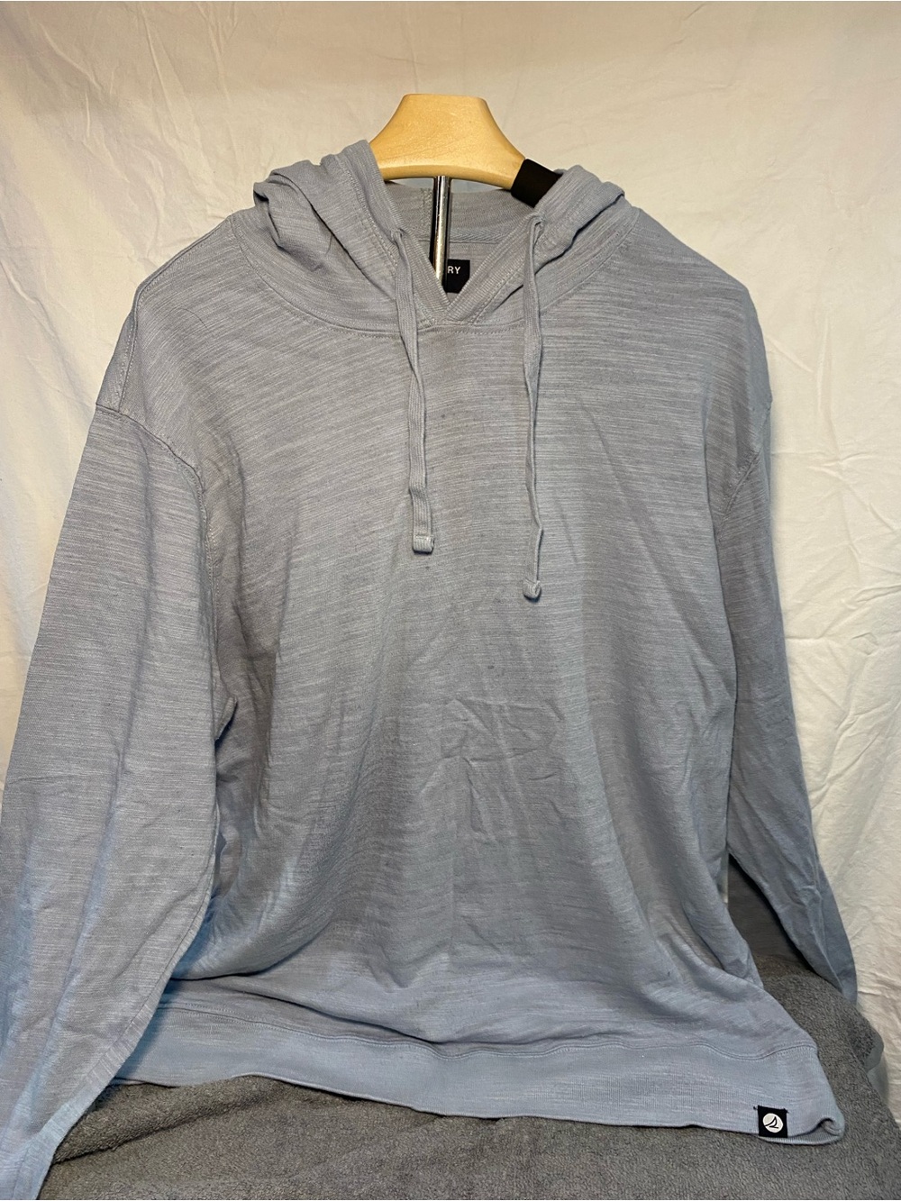 Sorry Lightweight Hooded Knit Pullover - XL